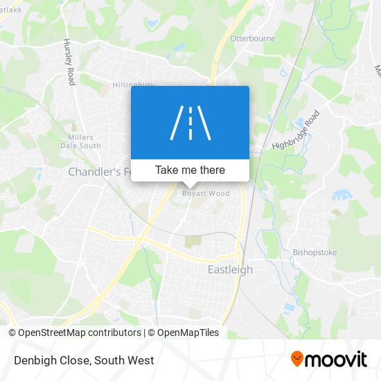 Denbigh Close map