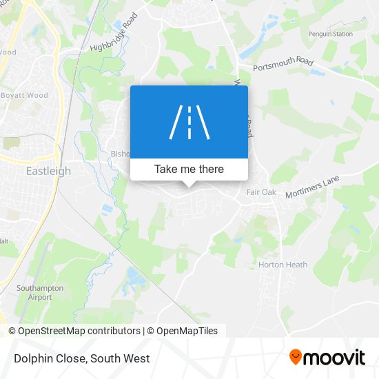 Dolphin Close map