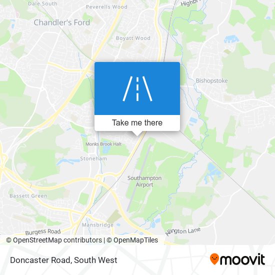 Doncaster Road map