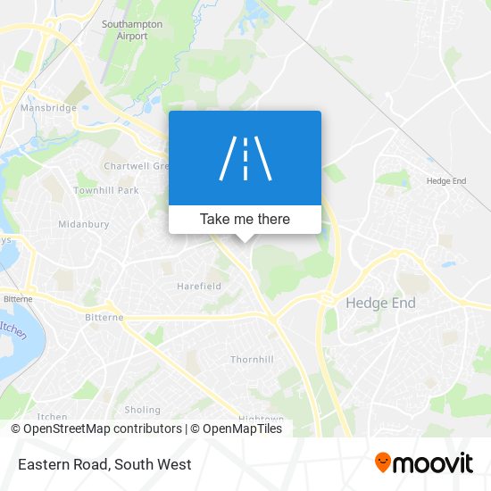 Eastern Road map