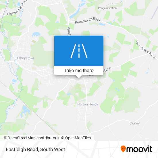 Eastleigh Road map