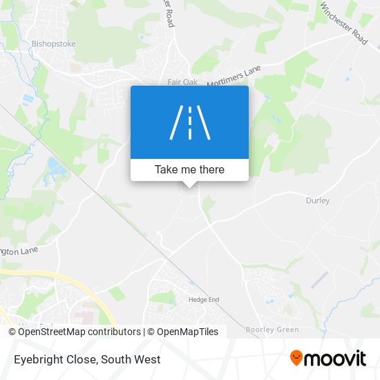 Eyebright Close map