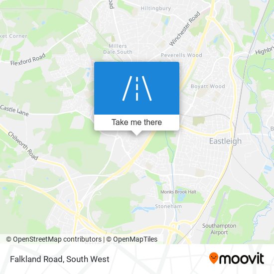 Falkland Road map