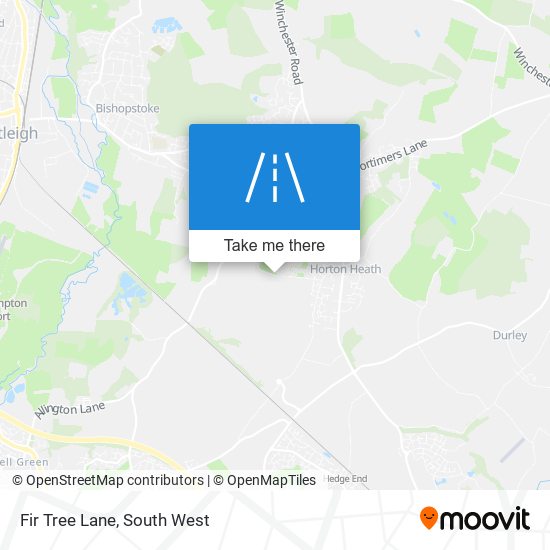 Fir Tree Lane map