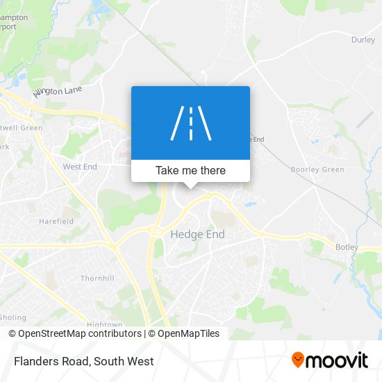 Flanders Road map