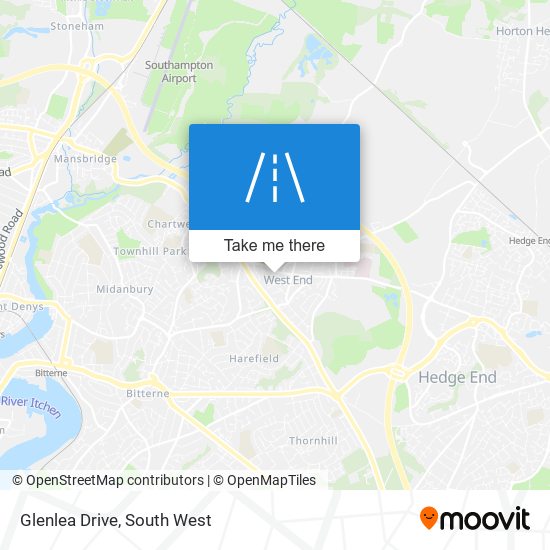 Glenlea Drive map