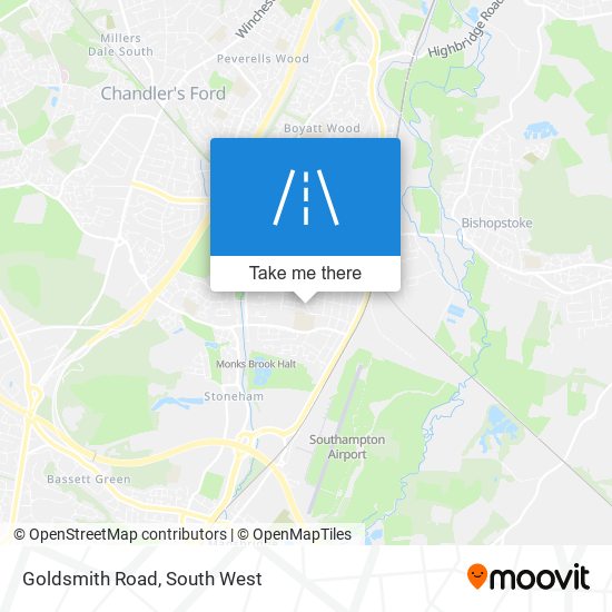 Goldsmith Road map