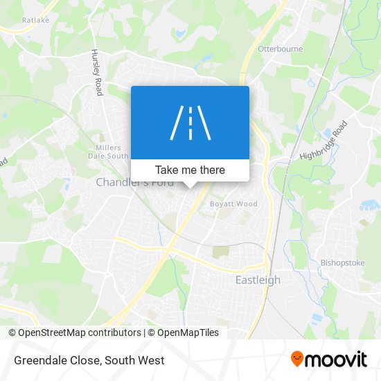 Greendale Close map