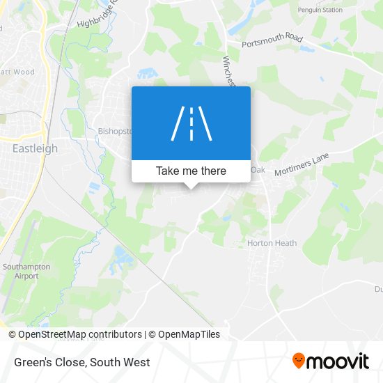 Green's Close map