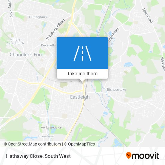 Hathaway Close map