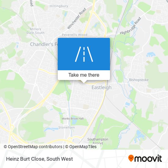 Heinz Burt Close map