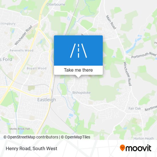 Henry Road map
