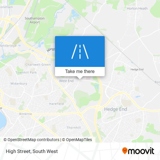 High Street map