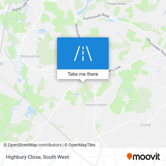 Highbury Close map