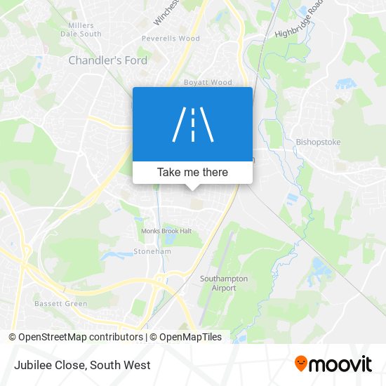 Jubilee Close map