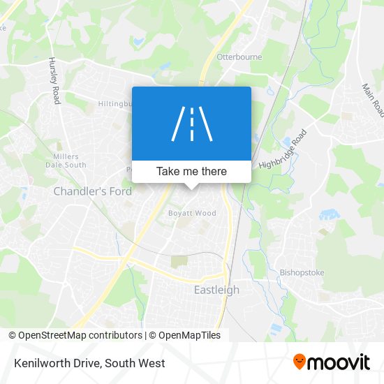 Kenilworth Drive map