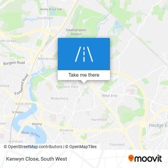 Kenwyn Close map