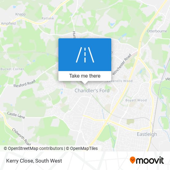 Kerry Close map