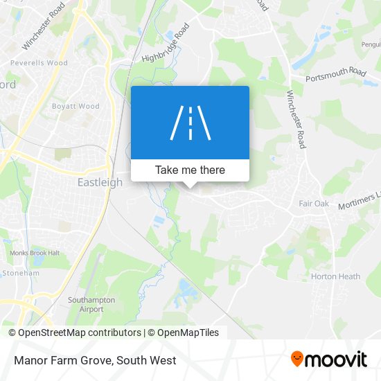 Manor Farm Grove map