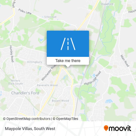 Maypole Villas map