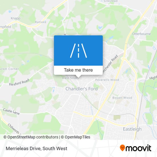 Merrieleas Drive map