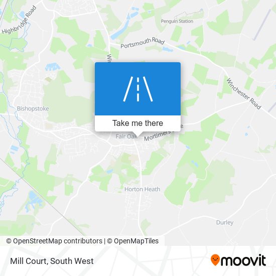 Mill Court map