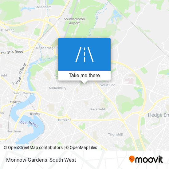 Monnow Gardens map