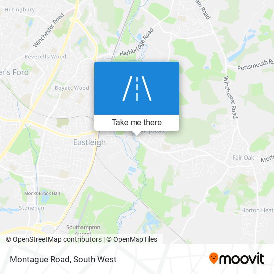 Montague Road map