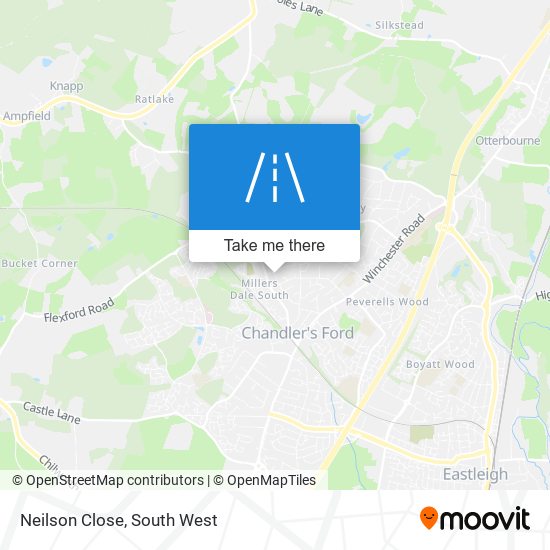 Neilson Close map
