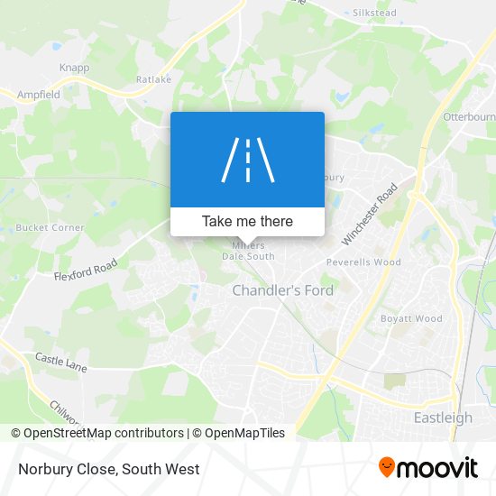 Norbury Close map