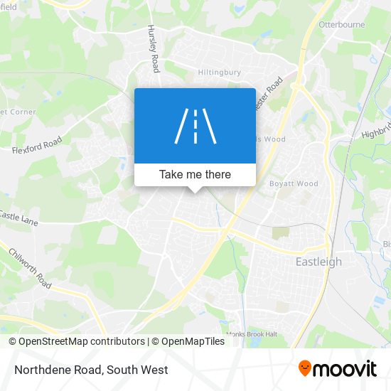 Northdene Road map