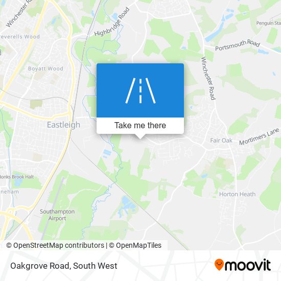 Oakgrove Road map
