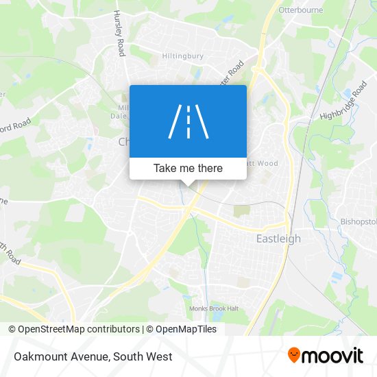 Oakmount Avenue map