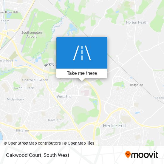 Oakwood Court map