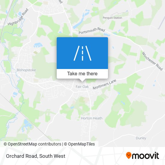 Orchard Road map