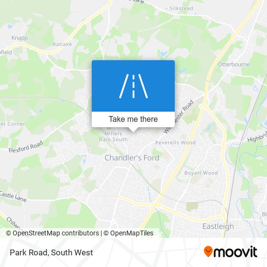 Park Road map
