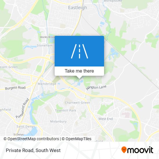 Private Road map