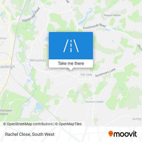 Rachel Close map
