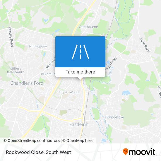 Rookwood Close map