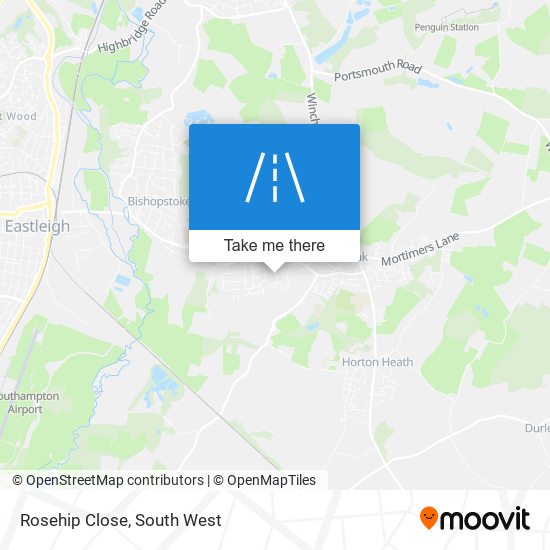 Rosehip Close map