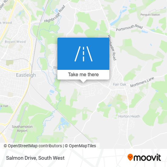 Salmon Drive map