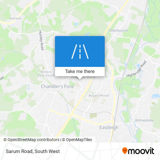 Sarum Road map