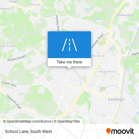 School Lane map