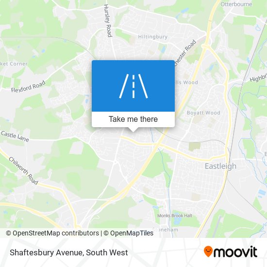 Shaftesbury Avenue map