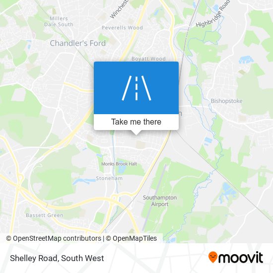 Shelley Road map
