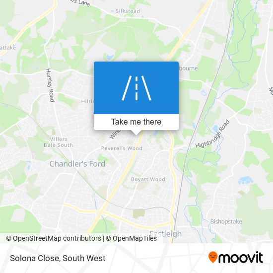 Solona Close map