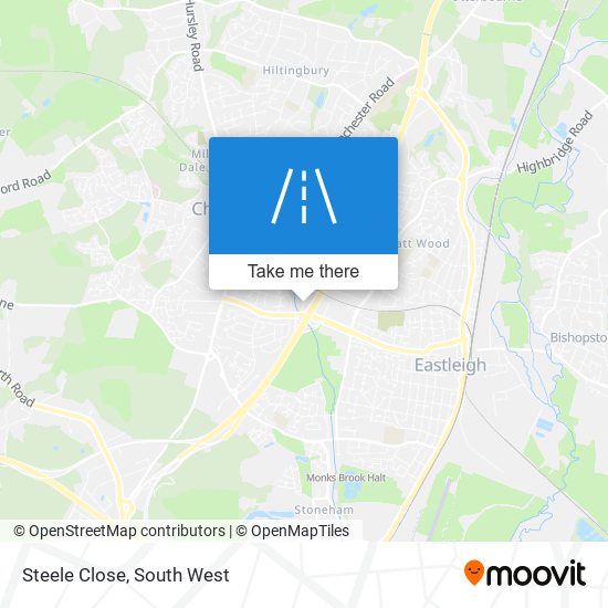 Steele Close map