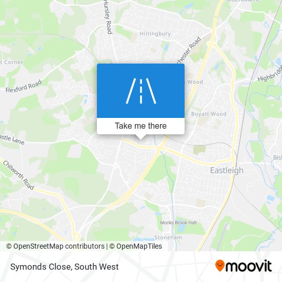 Symonds Close map