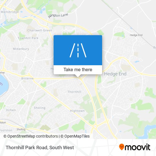 Thornhill Park Road map