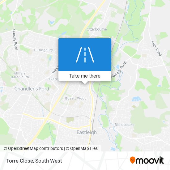 Torre Close map